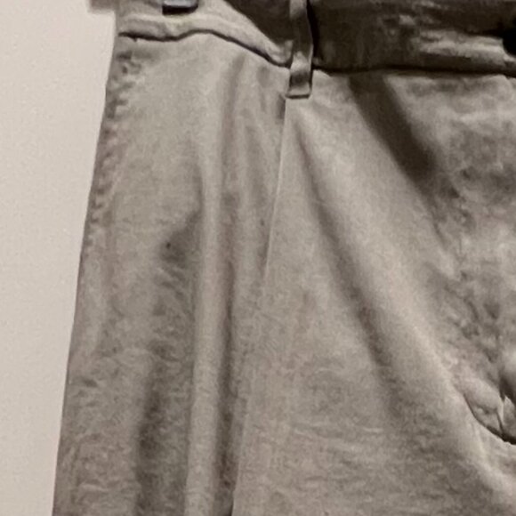 Rag & Bone Olive Linen Blend Wide-Leg Cuffed Pant Size 12 - Picture 4 of 7